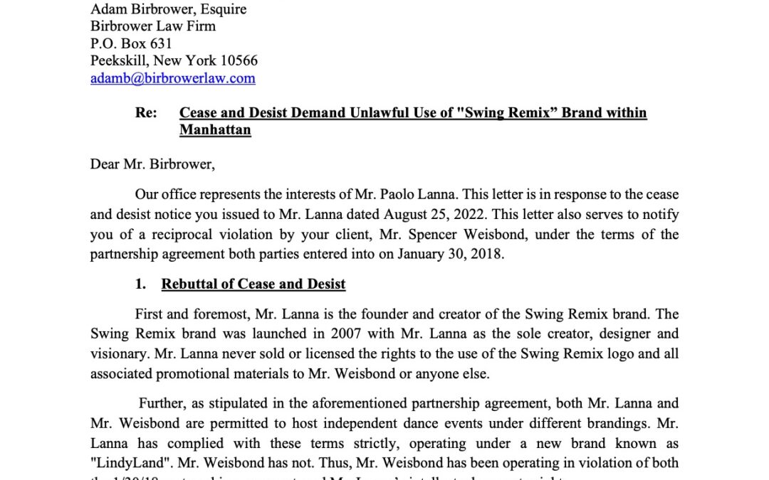 Cease & Desist Rebuttal | Enforcement to Come